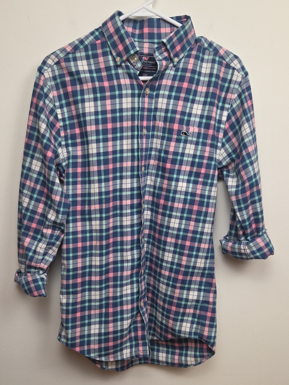 Vineyard Vines Classic Tucker Hawes Pond Plaid Men's Button-Down Shirt Preppy XS